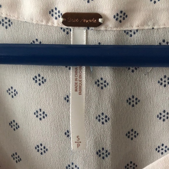 Free People bell sleeve top - Picture 2 of 5